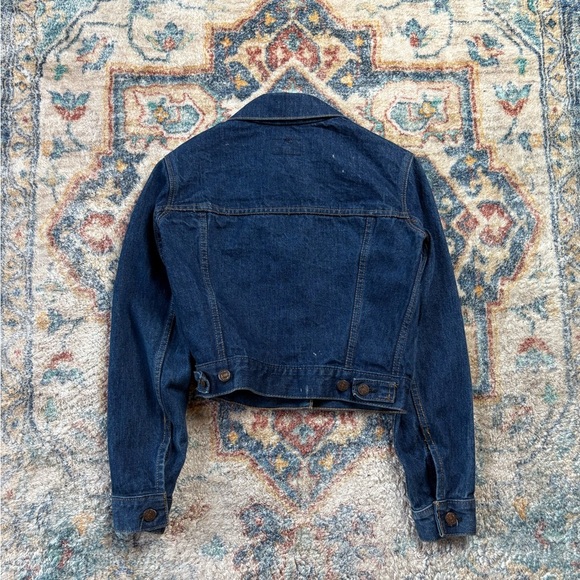 Vintage 80s Levi’s Darkwash Denim Jacket Small - Picture 2 of 6